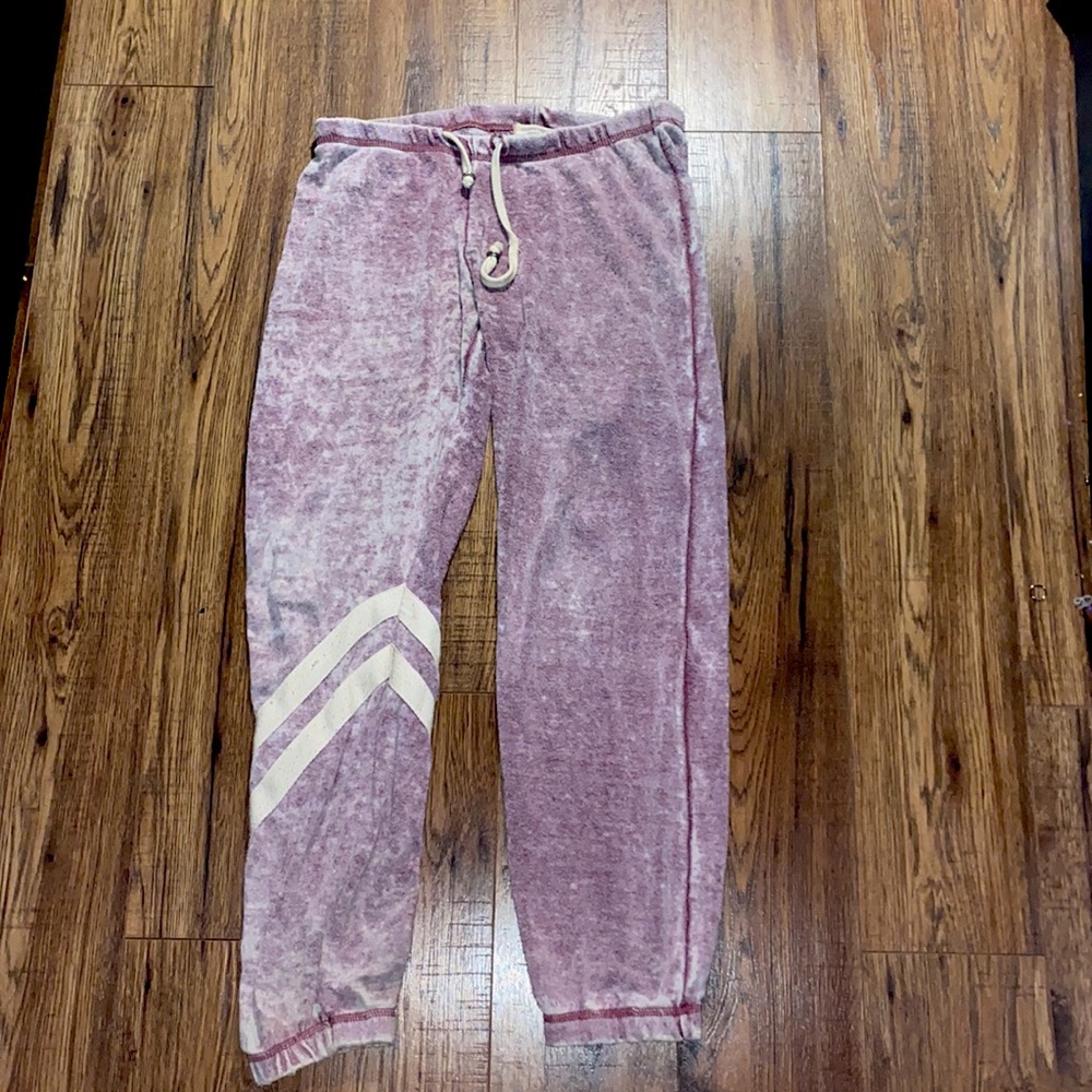 Pink sweat pants
